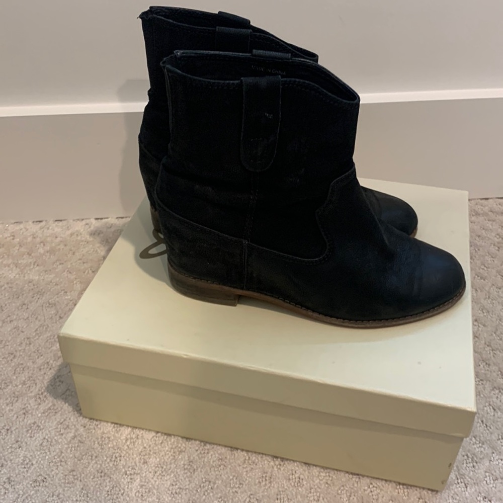 Rowen - secret wedge, heeled booties - 7